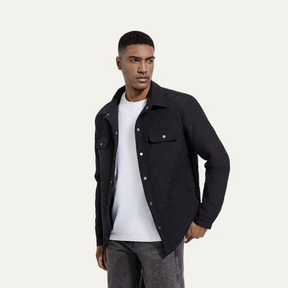 VogeLuxe | Herren-Steppjacke mit Druckknopfverschluss 2