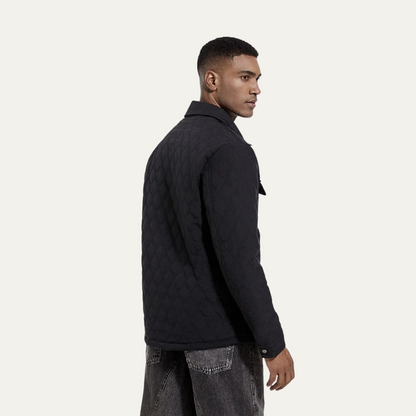 VogeLuxe | Herren-Steppjacke mit Druckknopfverschluss 5
