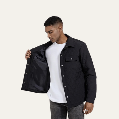 VogeLuxe | Herren-Steppjacke mit Druckknopfverschluss 6