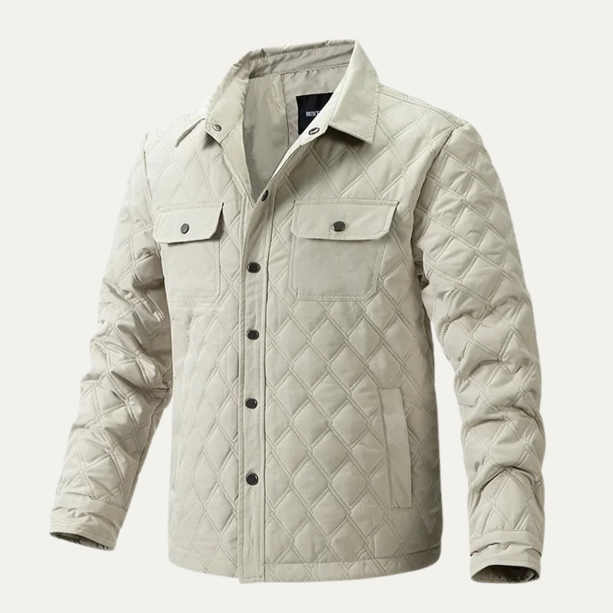 VogeLuxe | Herren-Steppjacke mit Druckknopfverschluss 9