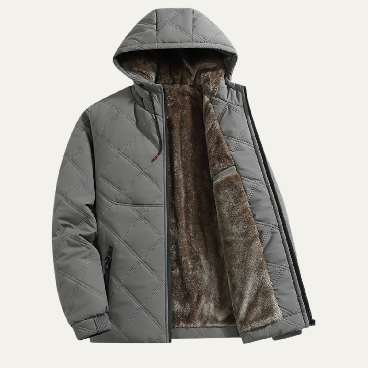 VogeLuxe | Herren-Steppjacke mit Kapuze 0