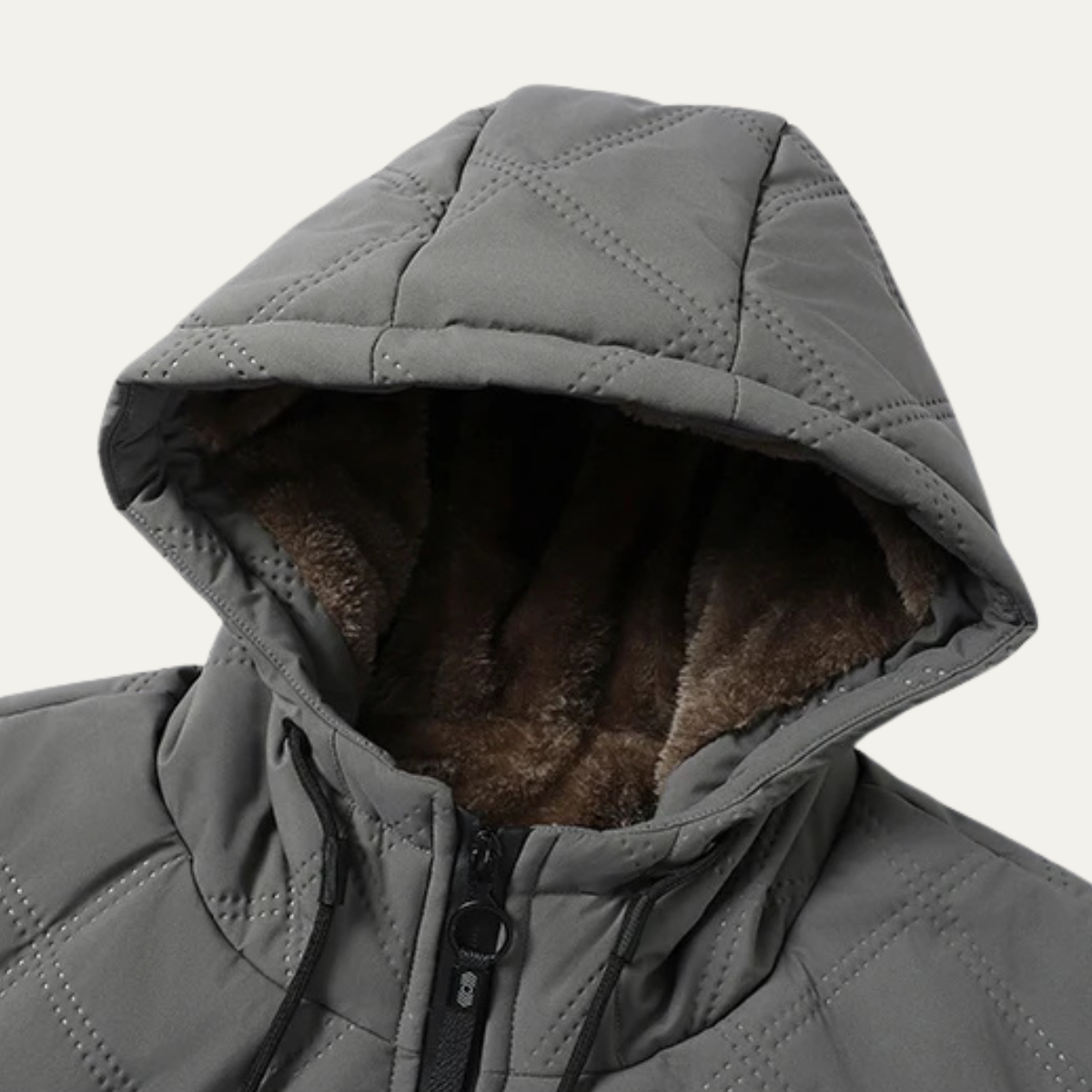 VogeLuxe | Herren-Steppjacke mit Kapuze 3
