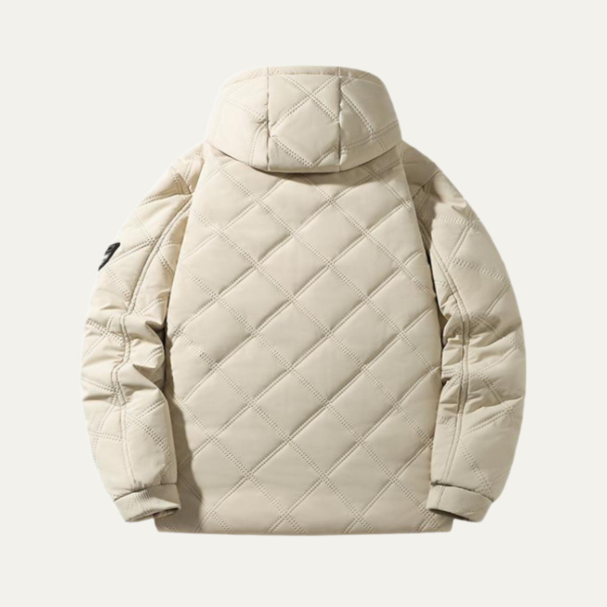VogeLuxe | Herren-Steppjacke mit Kapuze und Rautensteppung 1