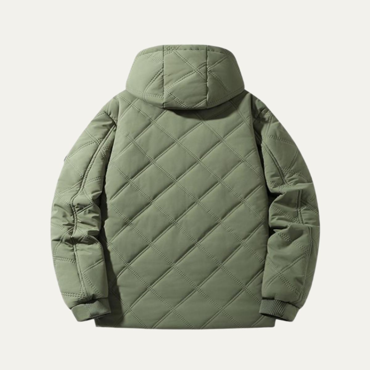 VogeLuxe | Herren-Steppjacke mit Kapuze und Rautensteppung 3
