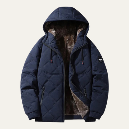 VogeLuxe | Herren-Steppjacke mit Kapuze und Rautensteppung 4