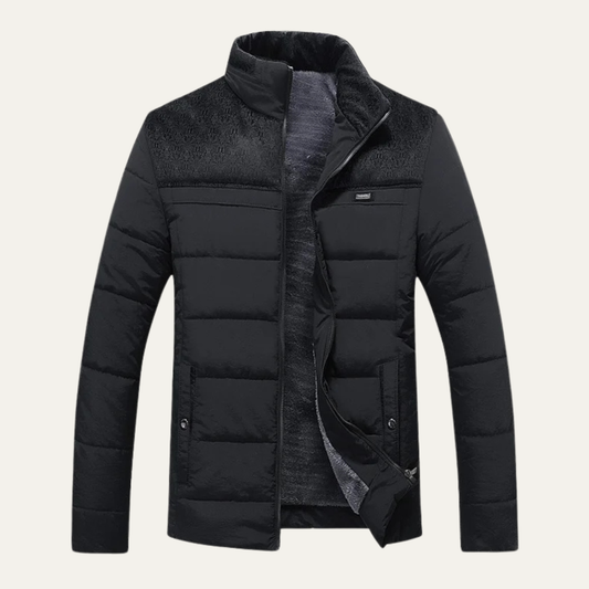 VogeLuxe | Herren-Steppjacke mit Sherpa-Futter 0