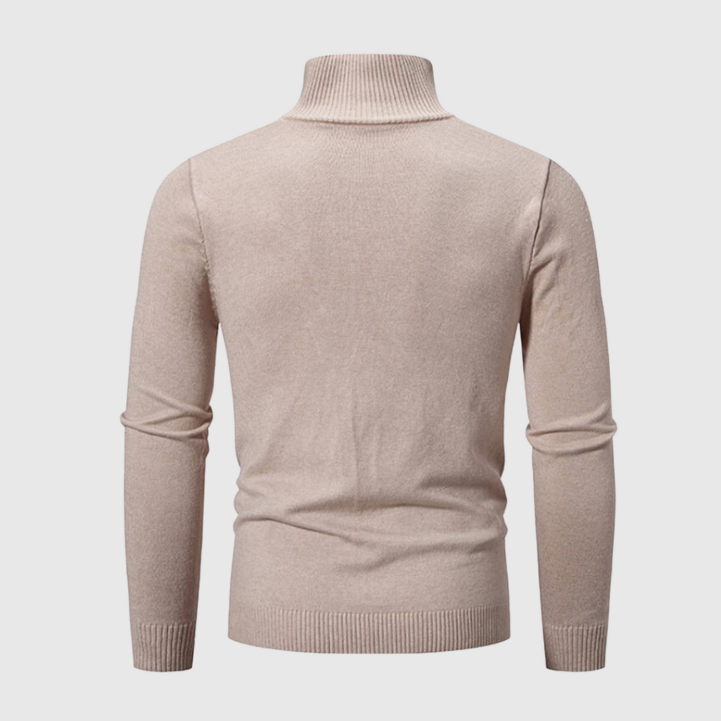 VogeLuxe | Herren-Strickpullover aus Baumwolle mit halbem Reißverschluss 1