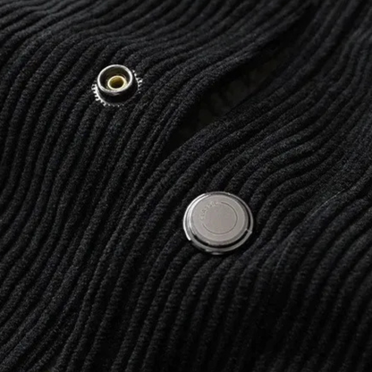 VogeLuxe | Herren-Truckerjacke aus Cord mit Futter aus Kunstfell 3