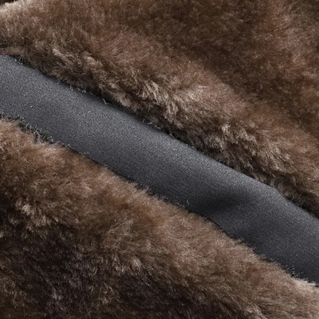 VogeLuxe | Herren-Winterbomberjacke mit Kunstpelzfutter 5