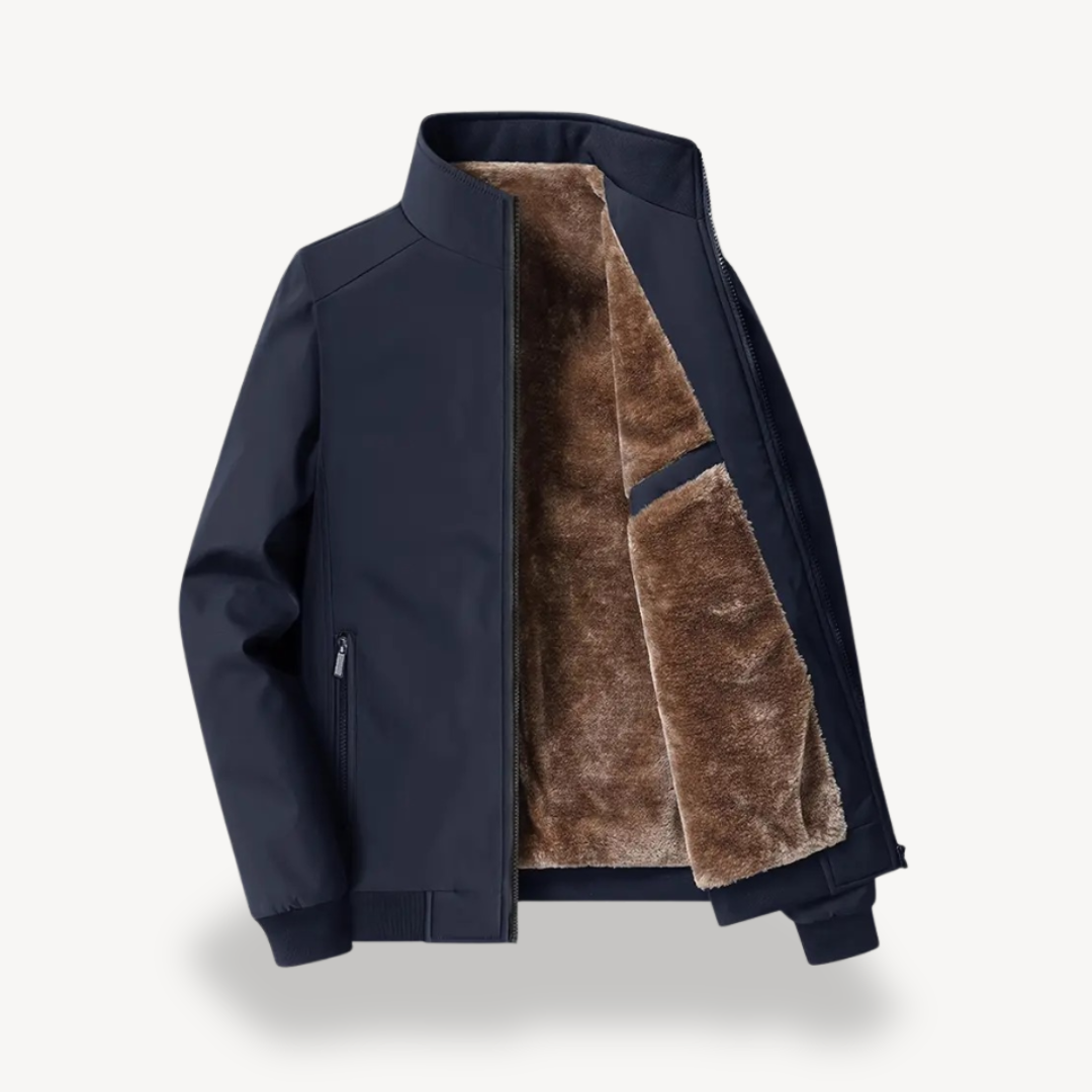 VogeLuxe | Herren-Winterbomberjacke mit Kunstpelzfutter 6