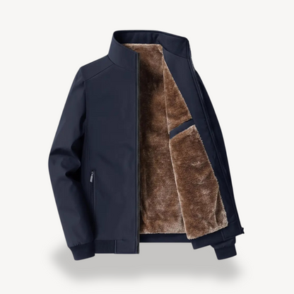 VogeLuxe | Herren-Winterbomberjacke mit Kunstpelzfutter 6