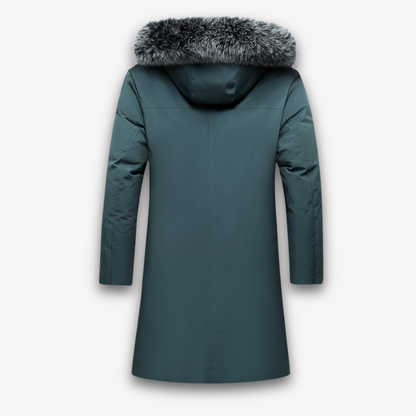 VogeLuxe | Herren-Winterparka mit langer Pelzkapuze 2