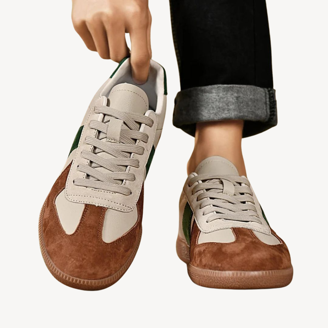 VogeLuxe | Herren Retro Luxus Leder Sneakers 4