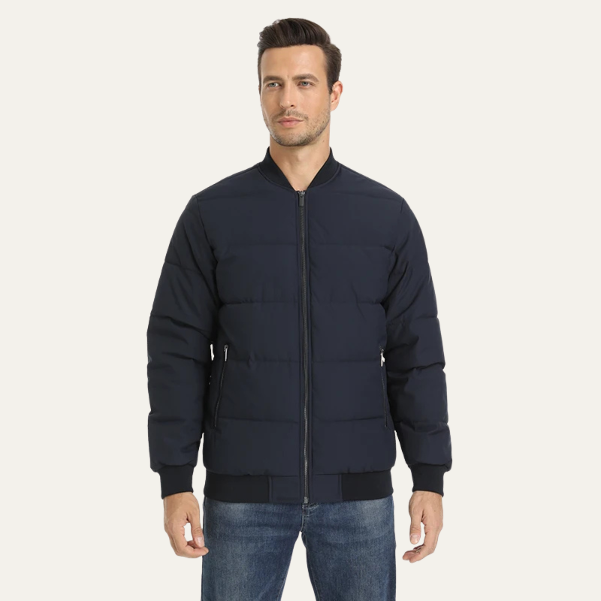 VogeLuxe | Herren Winter Steppjacke Bomberjacke 1