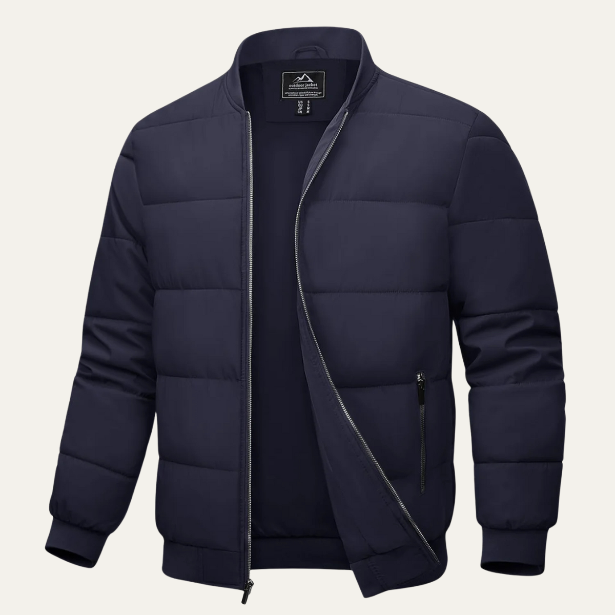 VogeLuxe | Klassische gesteppte Bomberjacke für Herren 3