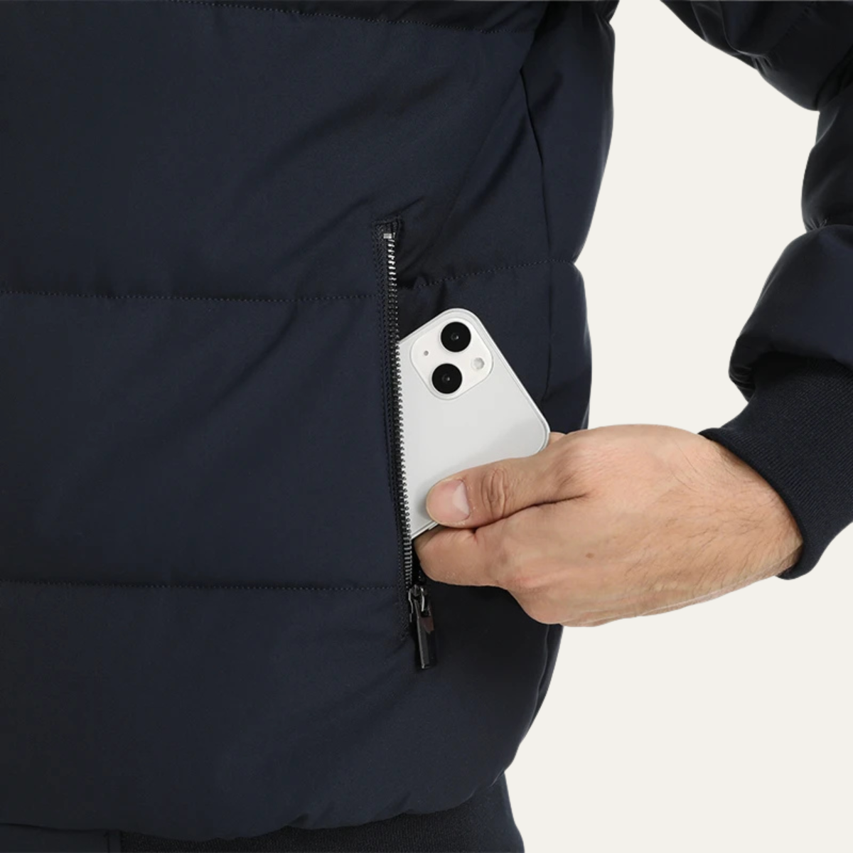 VogeLuxe | Klassische gesteppte Bomberjacke für Herren 5