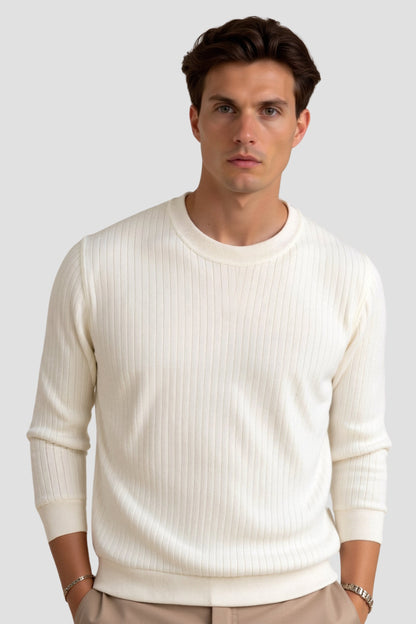 VogeLuxe | Klassischer Rippstrickpullover für Herren 1