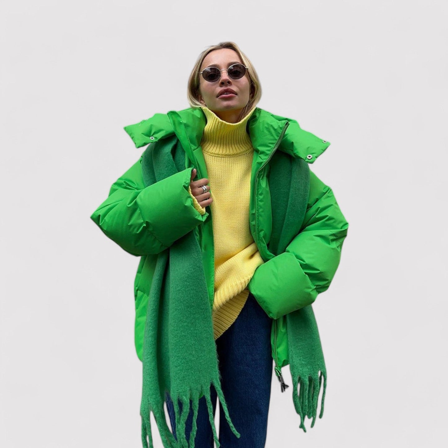 VogeLuxe | Lässige Baumwolljacke mit Kapuze für Damen 3