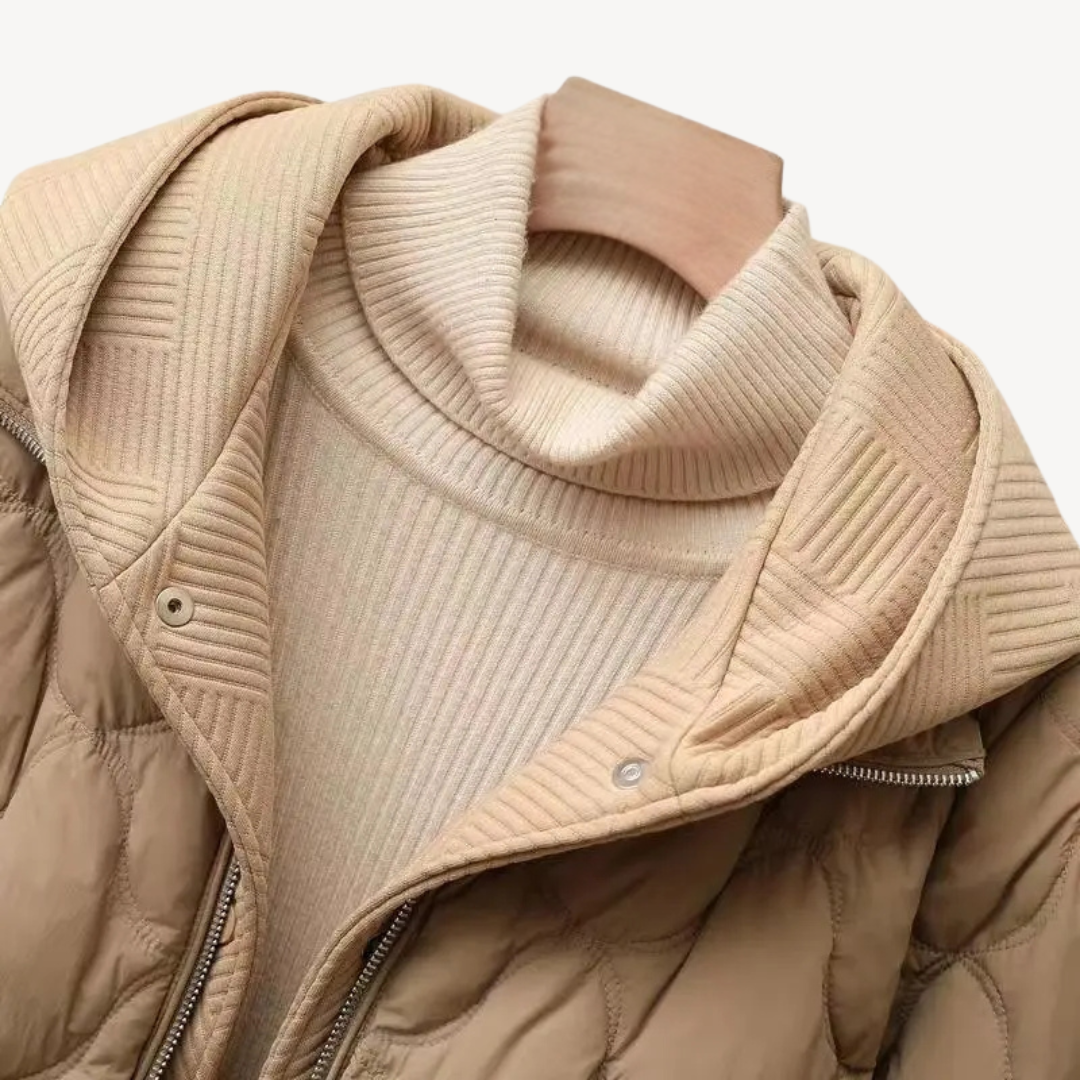VogeLuxe | Lässige Parkajacke mit Kapuze für Damen 3