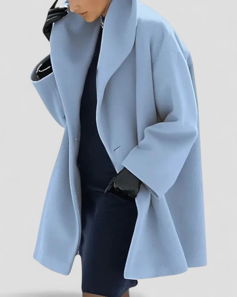 VogeLuxe | Lässiger Windbreaker-Mantel mit Knöpfen für Damen 2