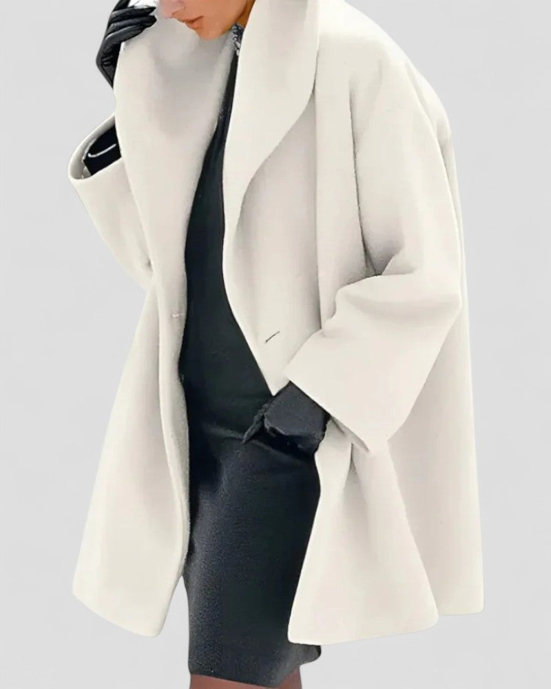 VogeLuxe | Lässiger Windbreaker-Mantel mit Knöpfen für Damen 5