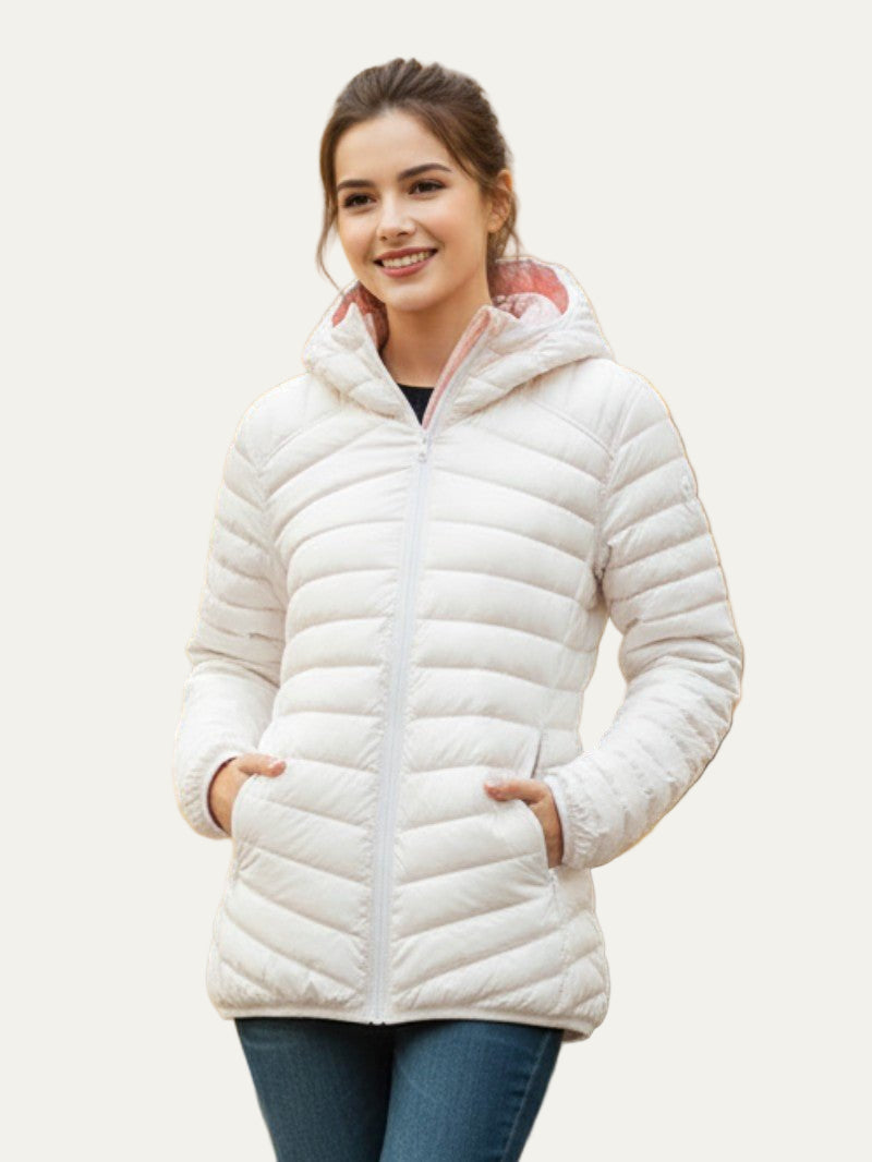 VogeLuxe | Leichte Damen-Steppjacke mit Kapuze 0