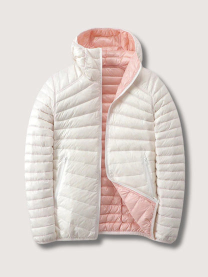 VogeLuxe | Leichte Damen-Steppjacke mit Kapuze 1