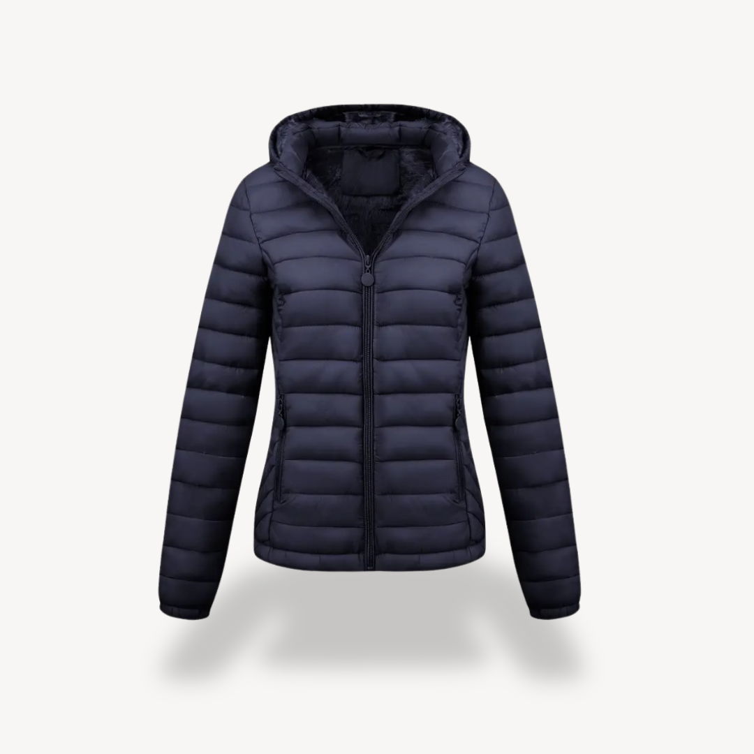 VogeLuxe | Leichte Daunenjacke mit Kapuze für Damen 1