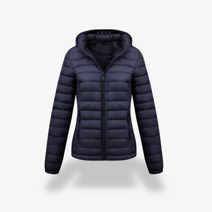 VogeLuxe | Leichte Daunenjacke mit Kapuze für Damen 1