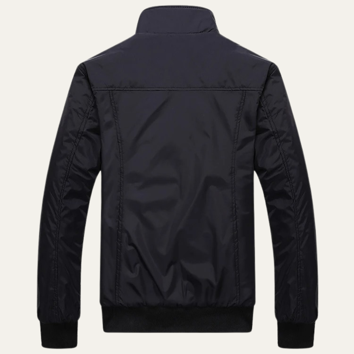 VogeLuxe | Leichte Herren-Bomberjacke mit Stehkragen im klassischen Stil 2