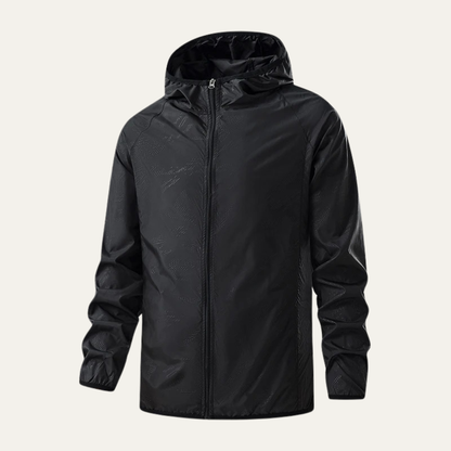 VogeLuxe | Leichte Herren-Windjacke mit Kapuze 0