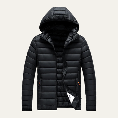 VogeLuxe | Leichte Herren-Winter-Steppjacke mit Kapuze 0
