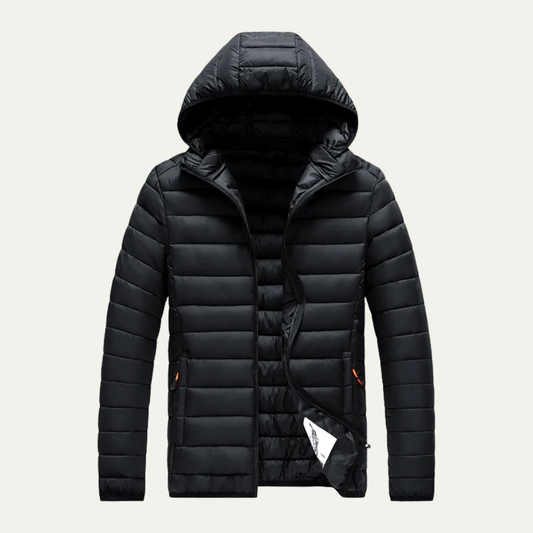 VogeLuxe | Leichte Herren-Winter-Steppjacke mit Kapuze 0