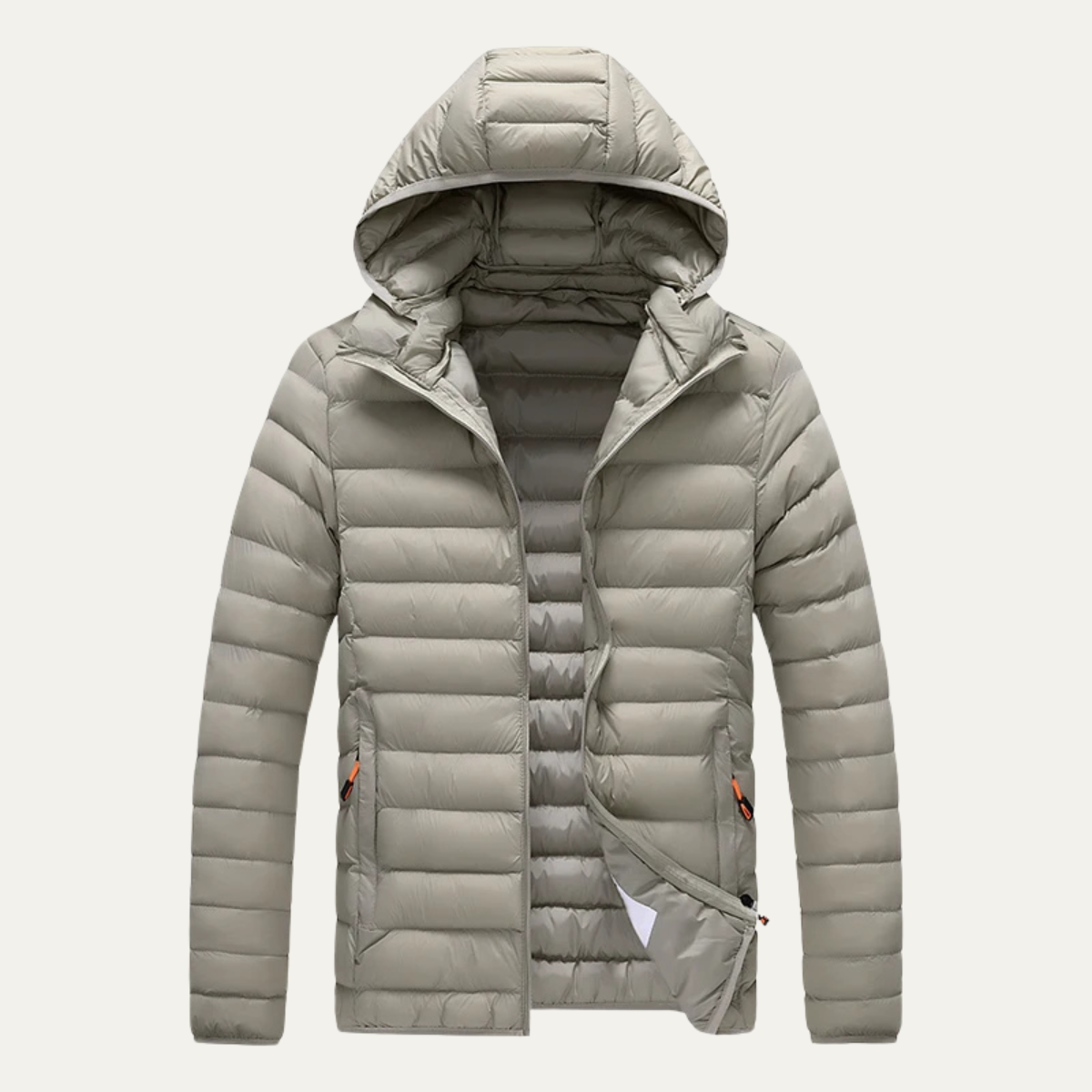 VogeLuxe | Leichte Herren-Winter-Steppjacke mit Kapuze 3