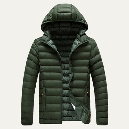 VogeLuxe | Leichte Herren-Winter-Steppjacke mit Kapuze 4
