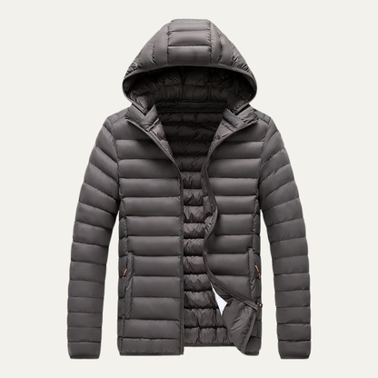 VogeLuxe | Leichte Herren-Winter-Steppjacke mit Kapuze 5