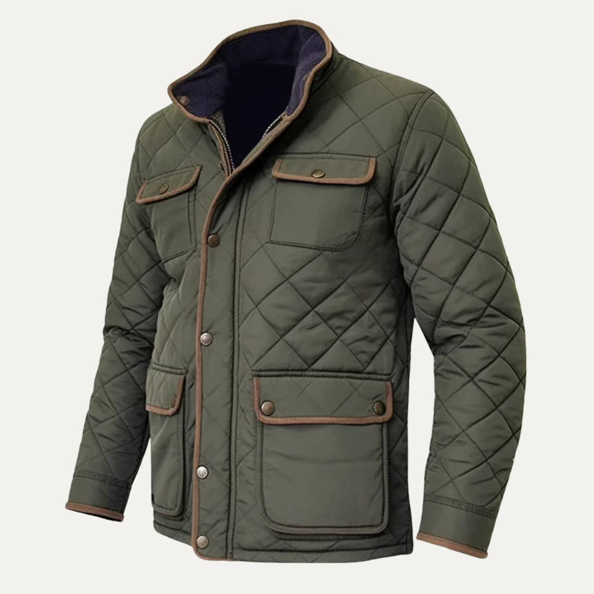 VogeLuxe | Leichte Herrenjacke mit Rautensteppung 0