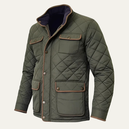 VogeLuxe | Leichte Herrenjacke mit Rautensteppung 0