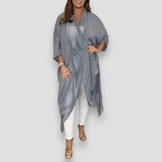 VogeLuxe | Luftige asymmetrische Bluse für Damen 0