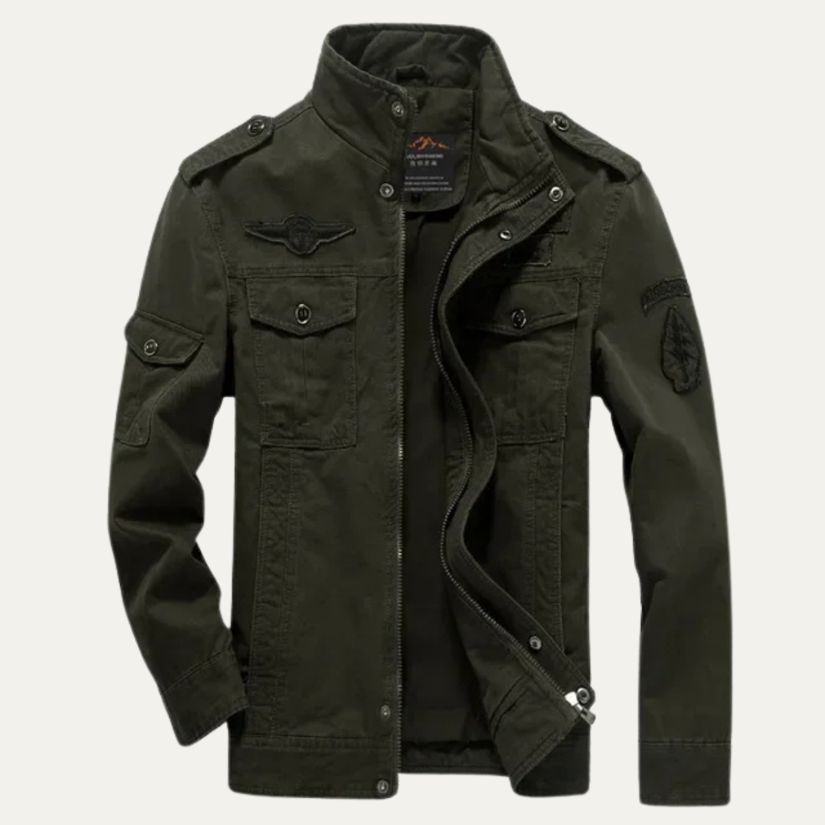 VogeLuxe | Militär-Utility-Jacke für Herren 0