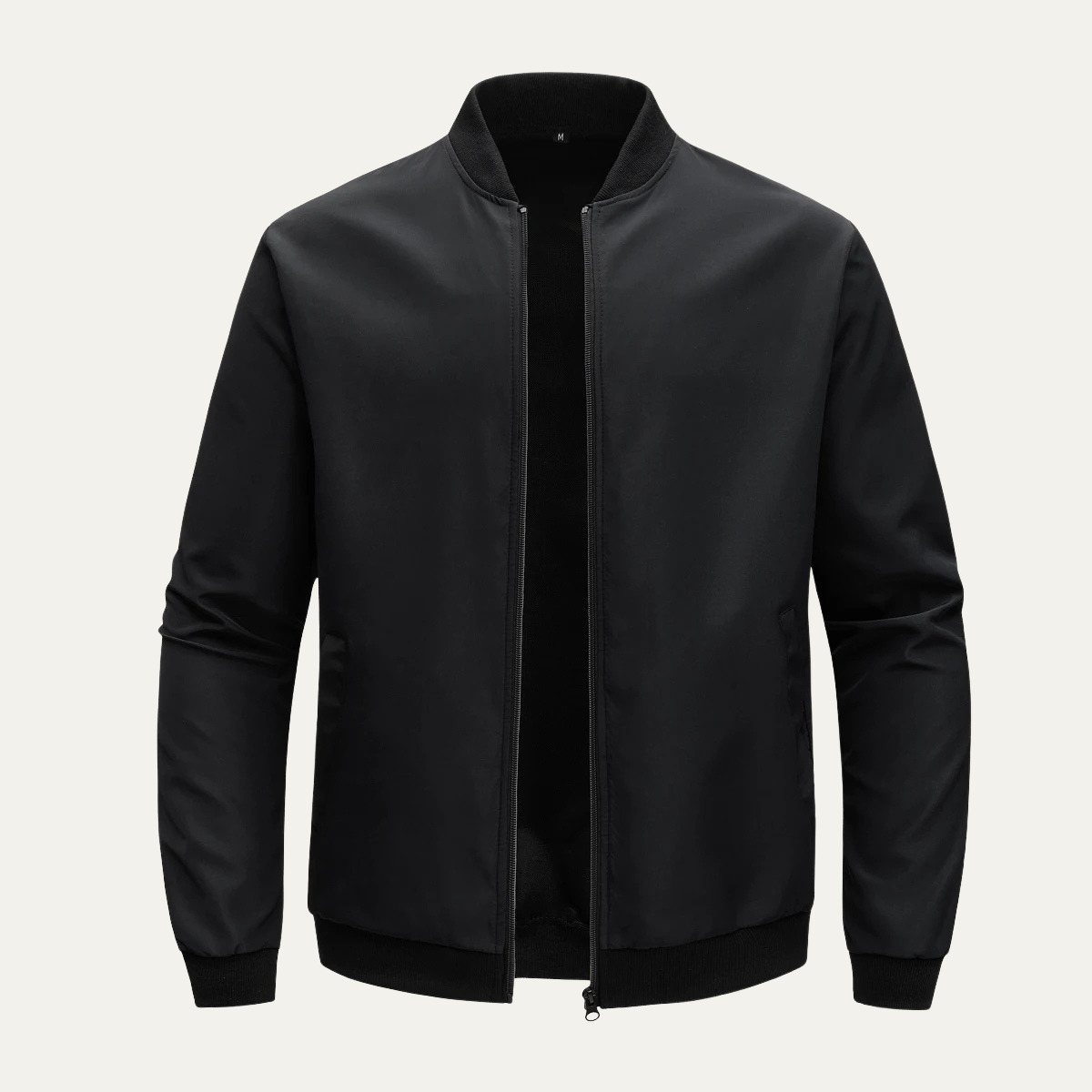 VogeLuxe | Minimalistische, leichte Herren-Bomberjacke mit Reißverschluss 0