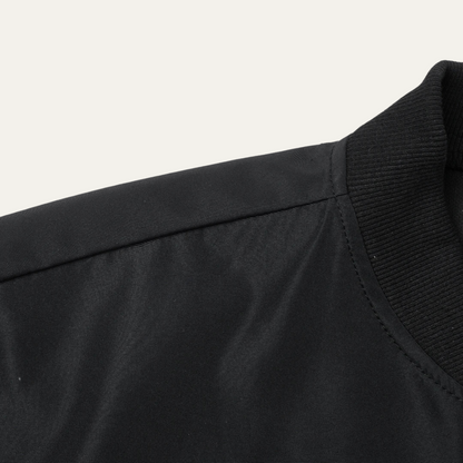 VogeLuxe | Minimalistische, leichte Herren-Bomberjacke mit Reißverschluss 4