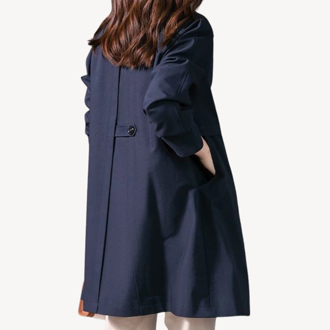 VogeLuxe | Mittellange Trenchjacke für Damen 3