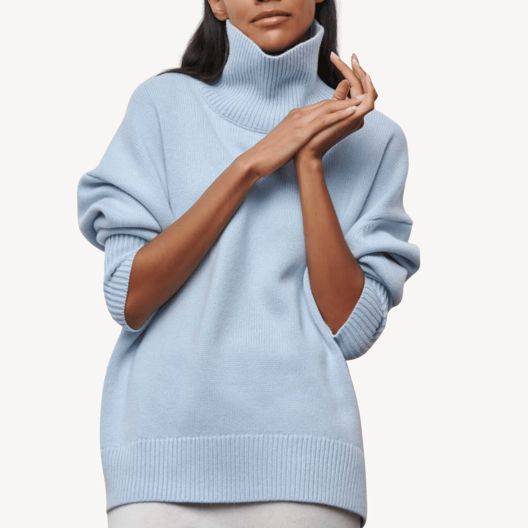 VogeLuxe | Oversize-Rollkragenpullover für Damen 3