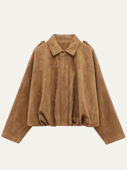 VogeLuxe | Oversized-Bomberjacke für Damen (kurz geschnitten) 7