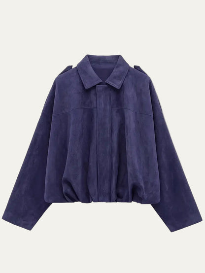 VogeLuxe | Oversized-Bomberjacke für Damen (kurz geschnitten) 8