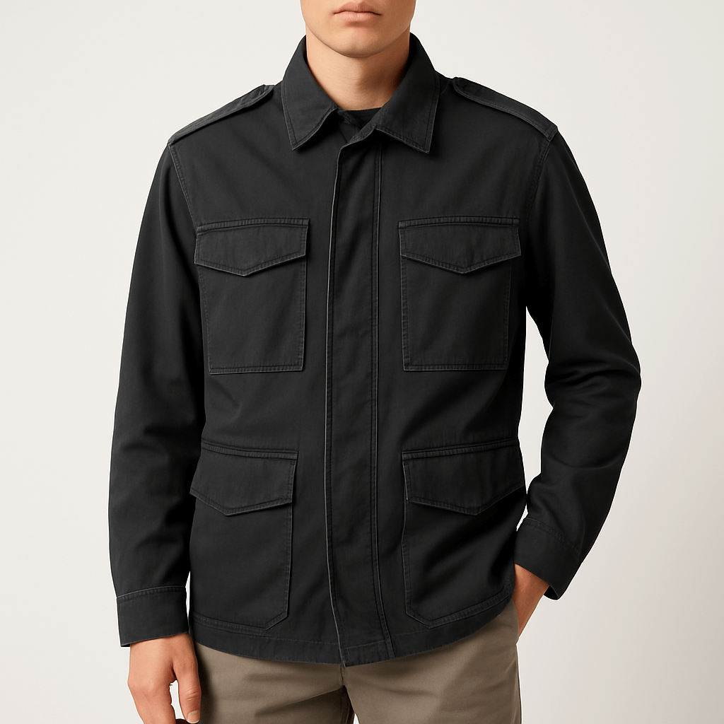 VogeLuxe | Oversized-Militärfeldjacke für Herren 1