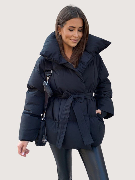 VogeLuxe | Oversized Damen-Wickel-Steppjacke 0