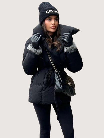 VogeLuxe | Oversized Damen-Wickel-Steppjacke 3