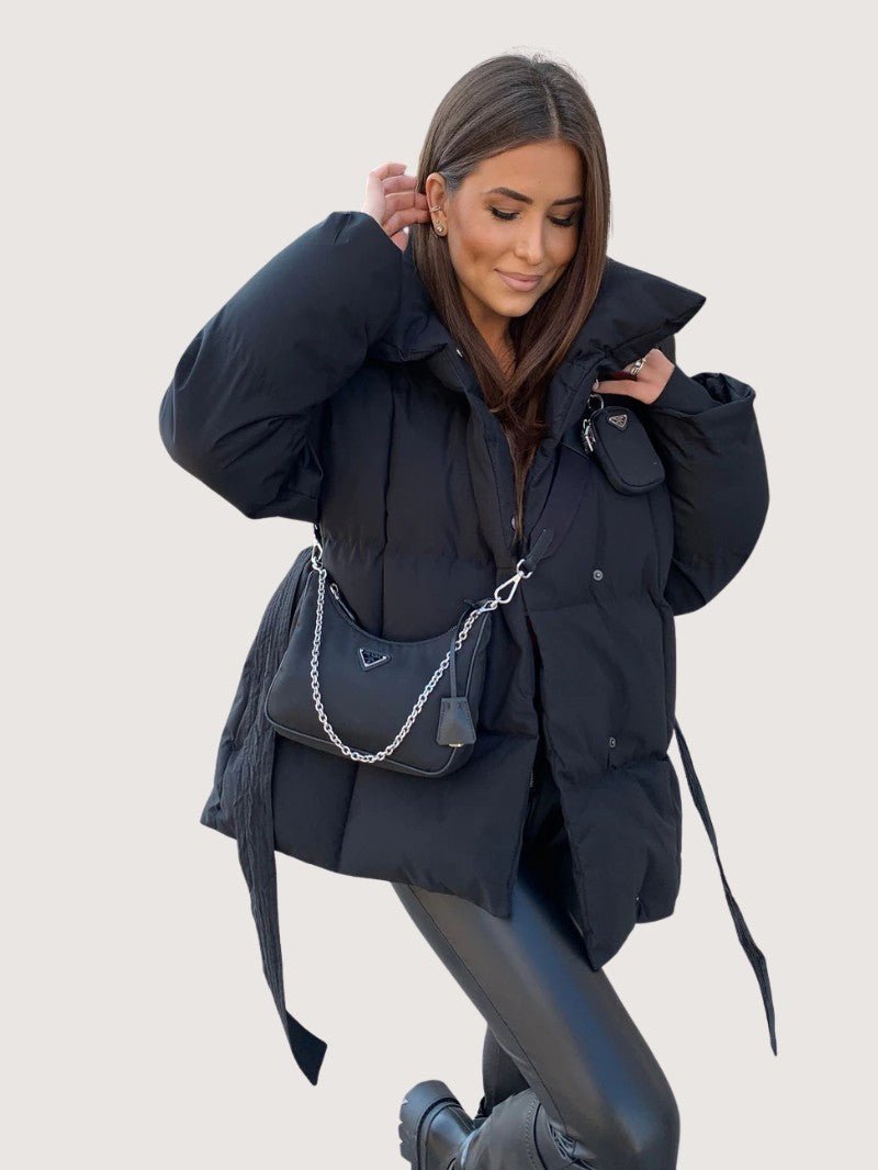 VogeLuxe | Oversized Damen-Wickel-Steppjacke 5